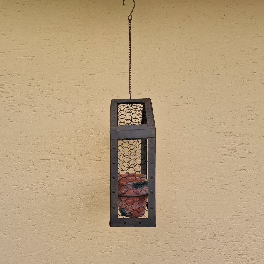 Porte-plantes maison à suspendre